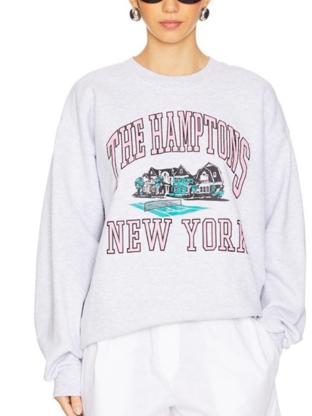 Firstport The Hamptons New York Crewneck Sweatshirt